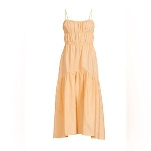 Vince Ruched Midi Cami Dress